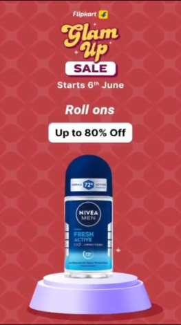 Flipkart Glam Up Sale creator reel