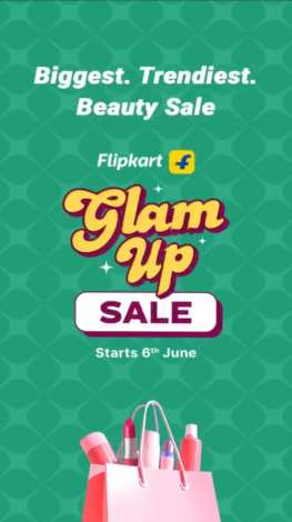 Flipkart Glam Up Sale creator reel